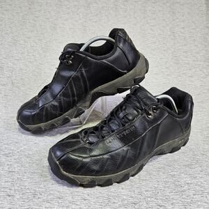 K SWISS ST329 CMF Sneaker Mens 14 Black Athletic 03426-008 Leather Tennis Shoe